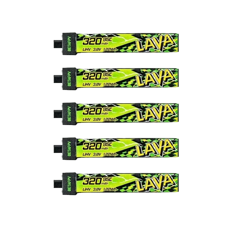Комплект аккумуляторов betafpv Lava 320mAh 1S 5шт