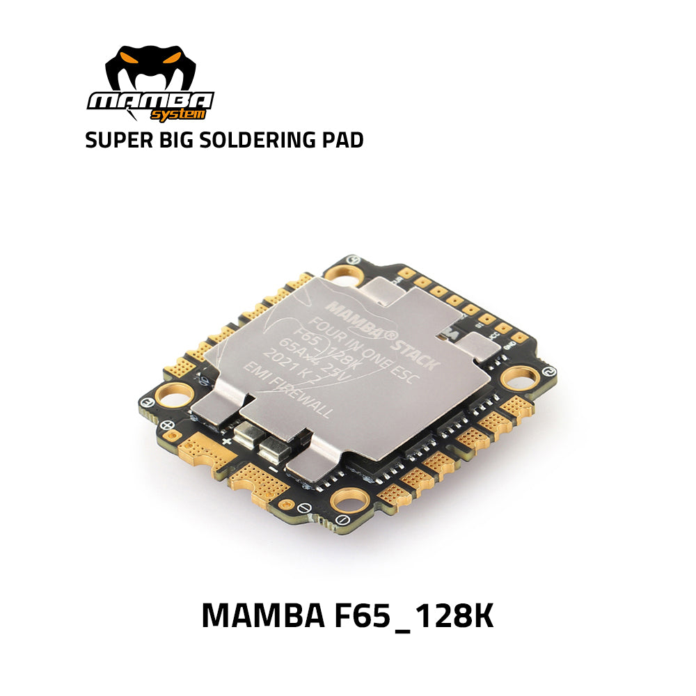Регулятор скорости ESC Diatone / Mamba MAMBA F65_128K AM32 4IN1 ESC 65A 6S для FPV дрона