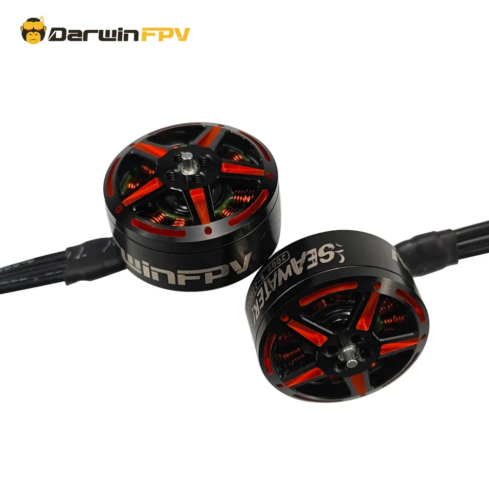 Бесколлекторный мотор DarwinFPV 2006.5 SeaWater Brushless Motor — 1PCS 2006.5 2200KV для FPV дрона