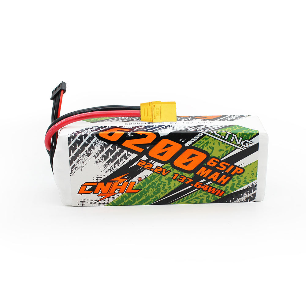 Аккумулятор CNHL Racing Series 6200mAh 22.2V 6S 90C with XT90 Plug для FPV дрона